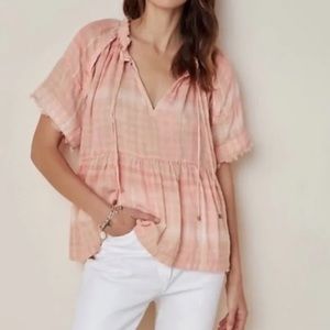 Anthropologie Pilcro and the LetterPress Belle Gauze Top size m